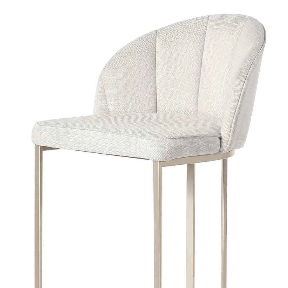 Banqueta Alta de Aço Estofada Beverly