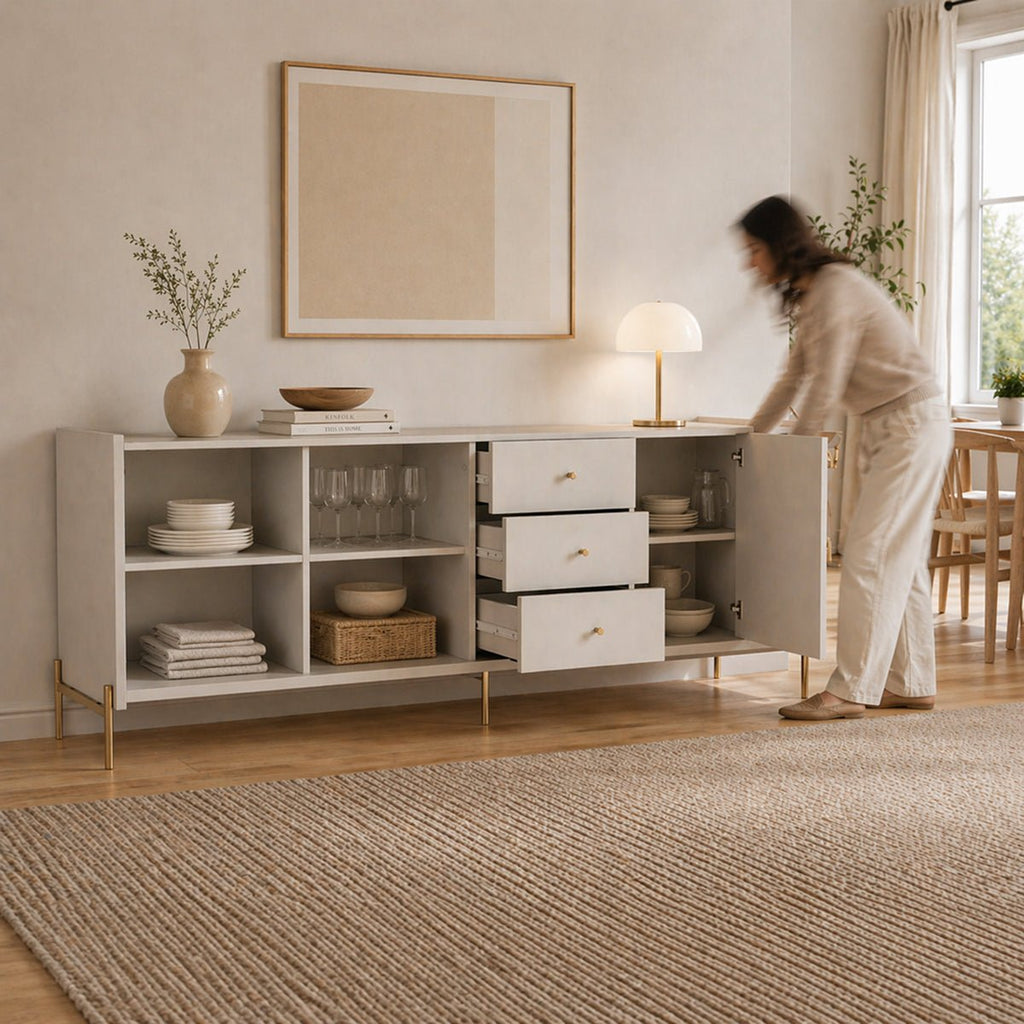 Buffet 3 Portas 3 Gavetas Jasper 185cm
