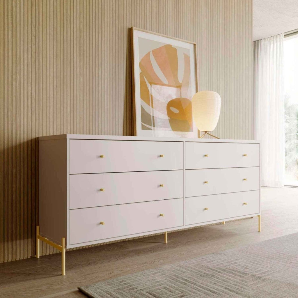 Cômoda 6 Gavetas Jasper 182cm