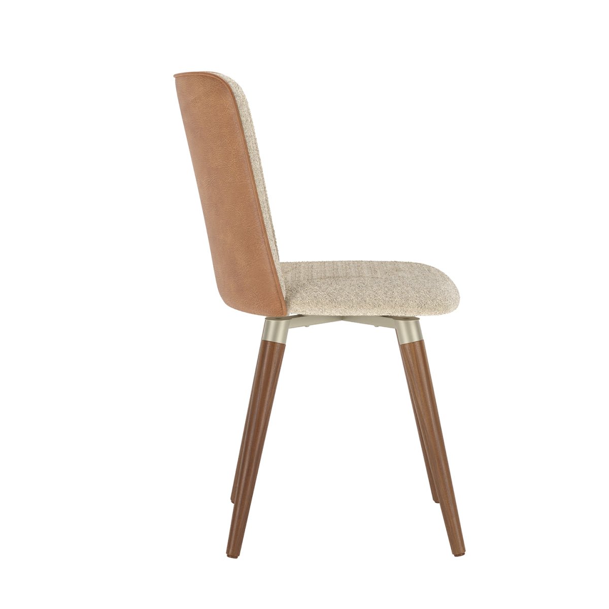 Conjunto de Jantar Mesa Retangular com Vidro Lintz 6 Cadeiras Dakota