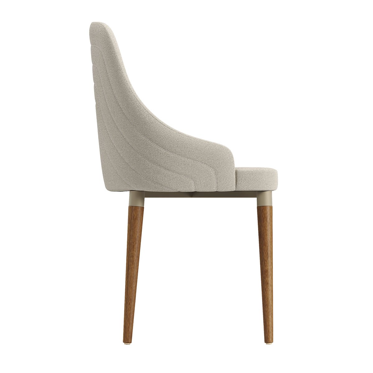 Conjunto de Jantar Mesa Retangular com Vidro Donatella 6 Cadeiras Evelyn