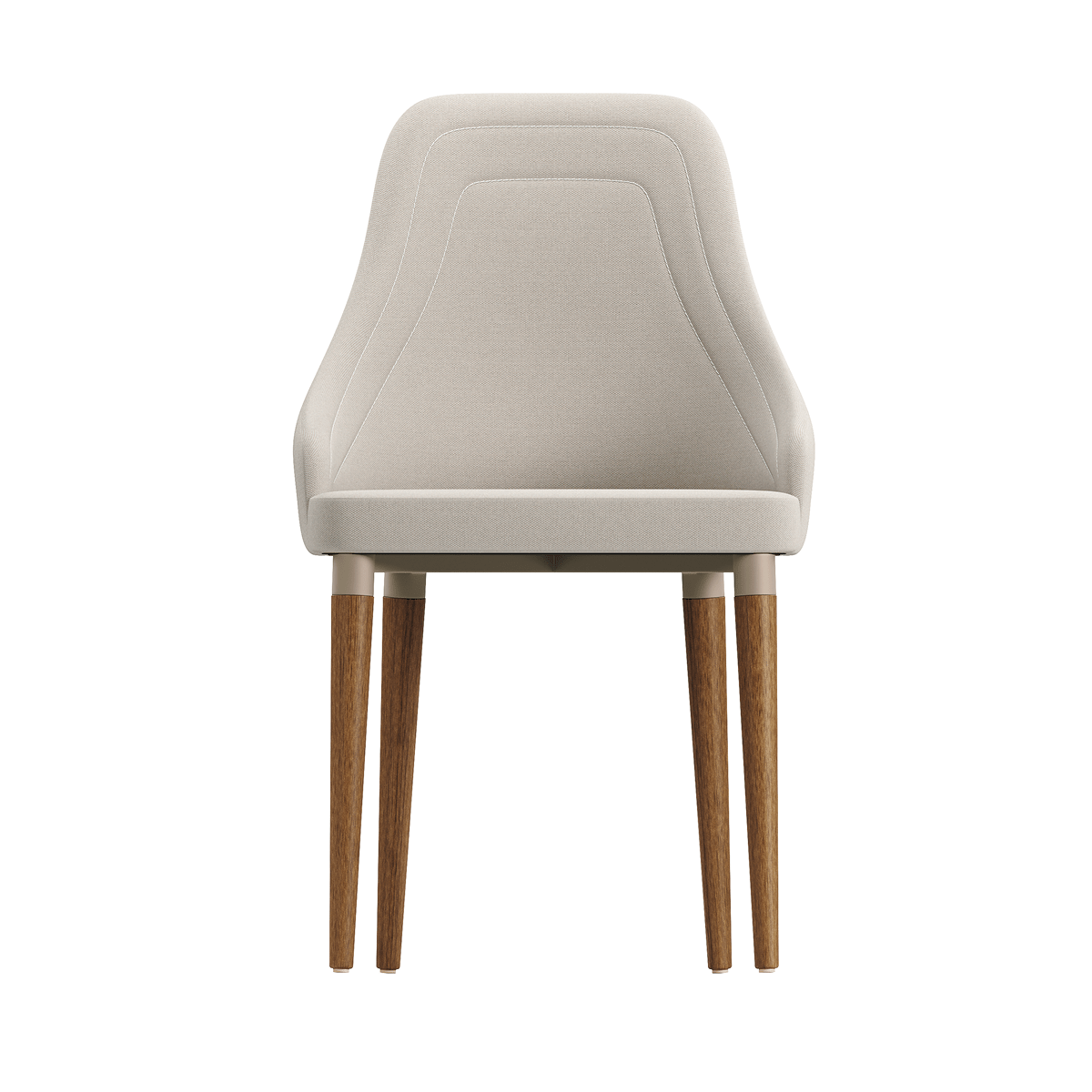 Conjunto de Jantar Mesa Retangular com Vidro Donatella 8 Cadeiras Evelyn
