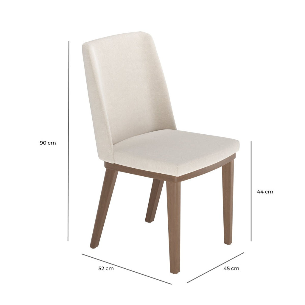 Conjunto de Jantar Mesa Retangular com Vidro Donatella 8 Cadeiras Kalina