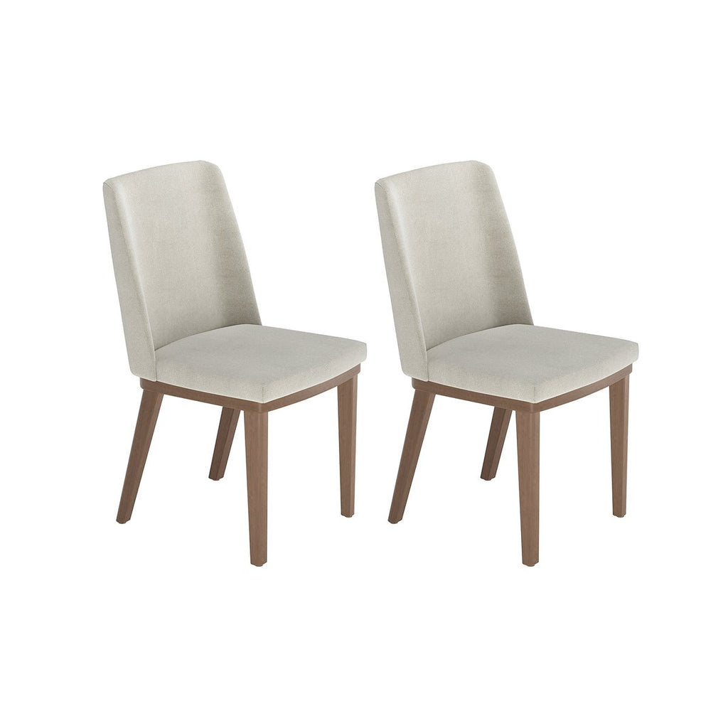 Conjunto de Jantar Mesa Retangular com Vidro Donatella 4 Cadeiras Kalina
