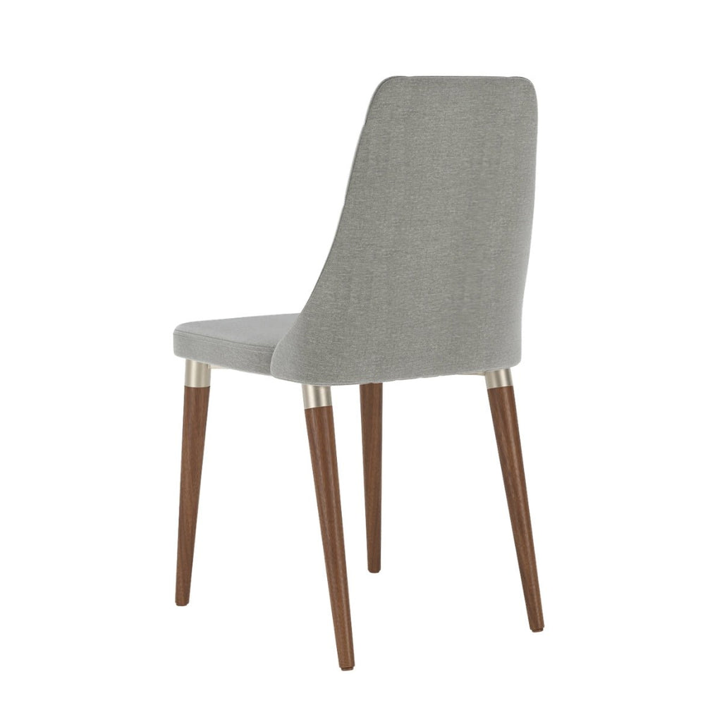 Conjunto de Jantar Mesa Retangular com Vidro Addar 4 Cadeiras Loren