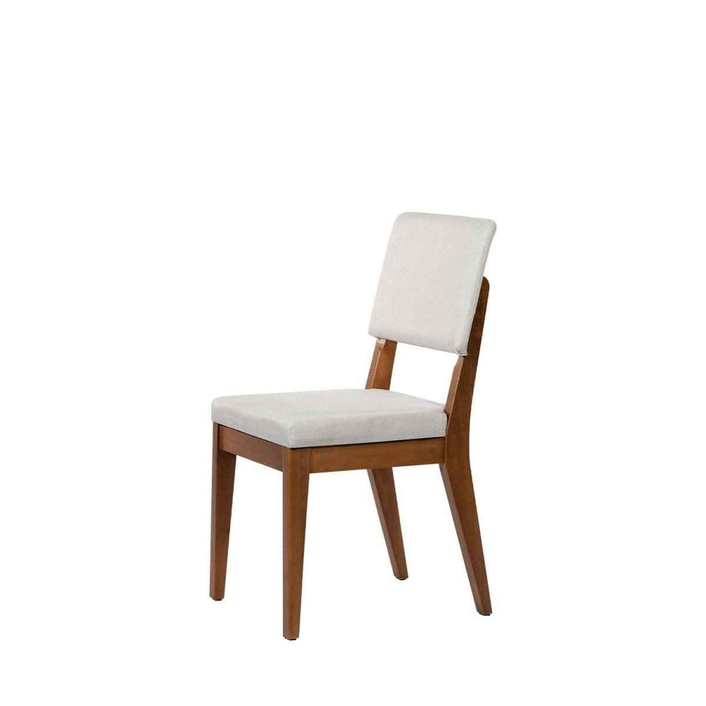 Conjunto de Jantar Mesa Retangular com Vidro Avena 6 Cadeiras New Ella
