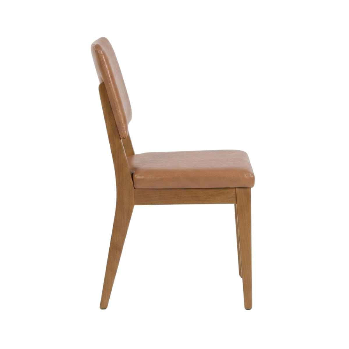 Conjunto de Jantar Mesa Retangular com Vidro Avena 4 Cadeiras New Ella