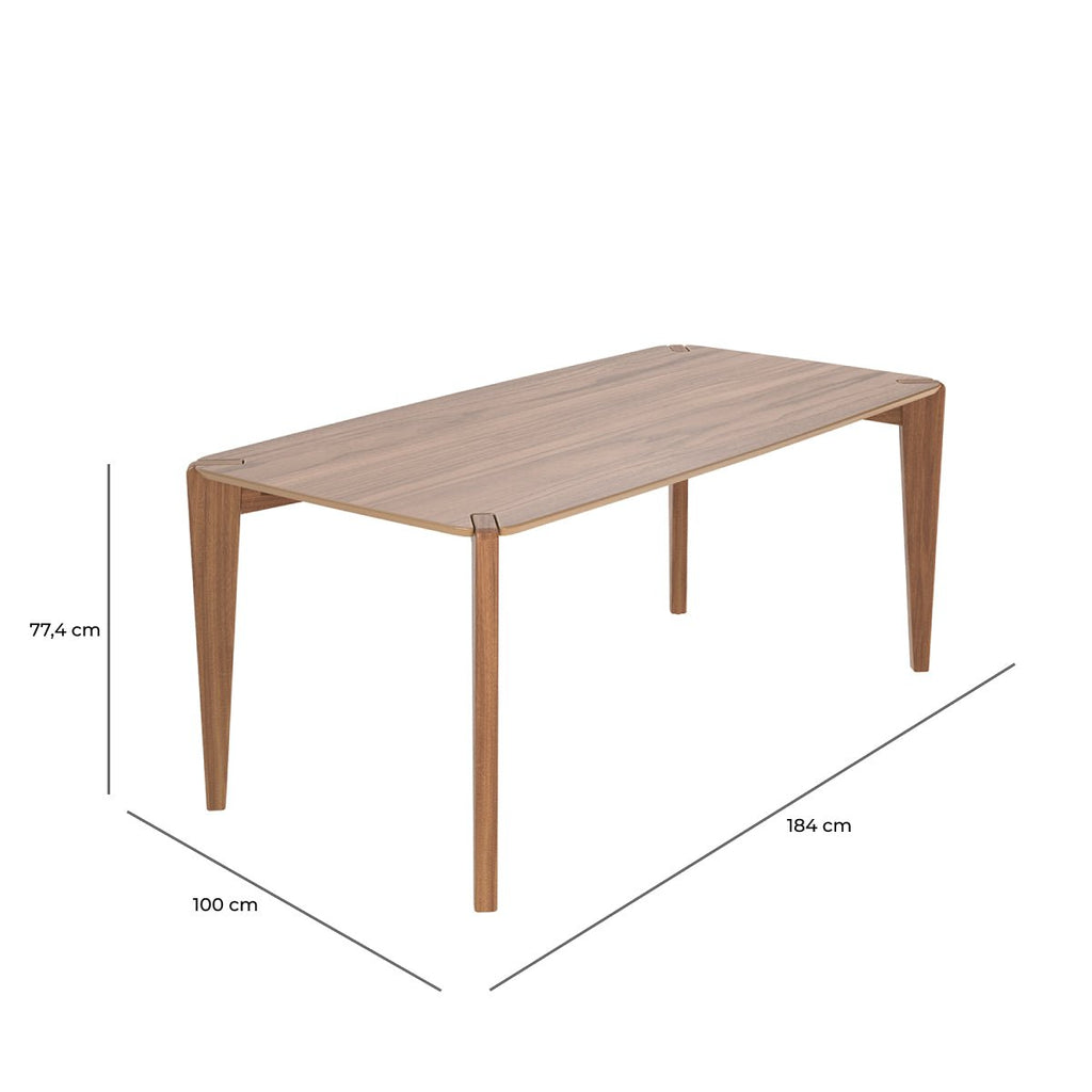 Conjunto de Jantar Mesa Retangular Harmony 6 Cadeiras Dakota