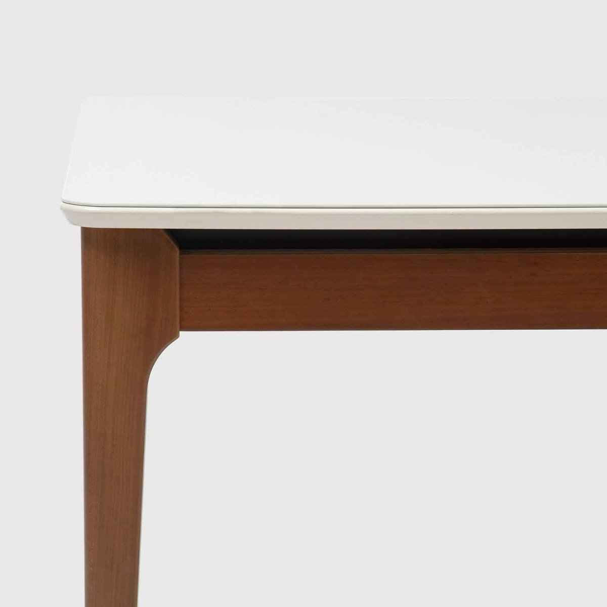 Conjunto de Jantar Mesa Retangular com Vidro Addar 6 Cadeiras Saga