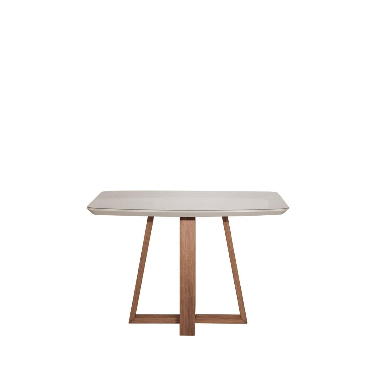 Conjunto de Jantar Mesa Retangular com Vidro Bennett 4 Cadeiras Saga