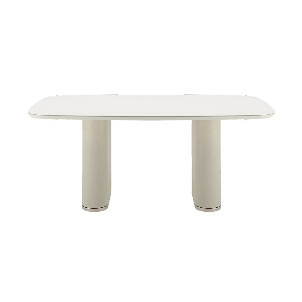 Conjunto de Jantar Mesa Retangular com Vidro Lintz 6 Cadeiras Dakota