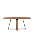 Mesa de Jantar Retangular para 6 Lugares Avena 160cm Canella