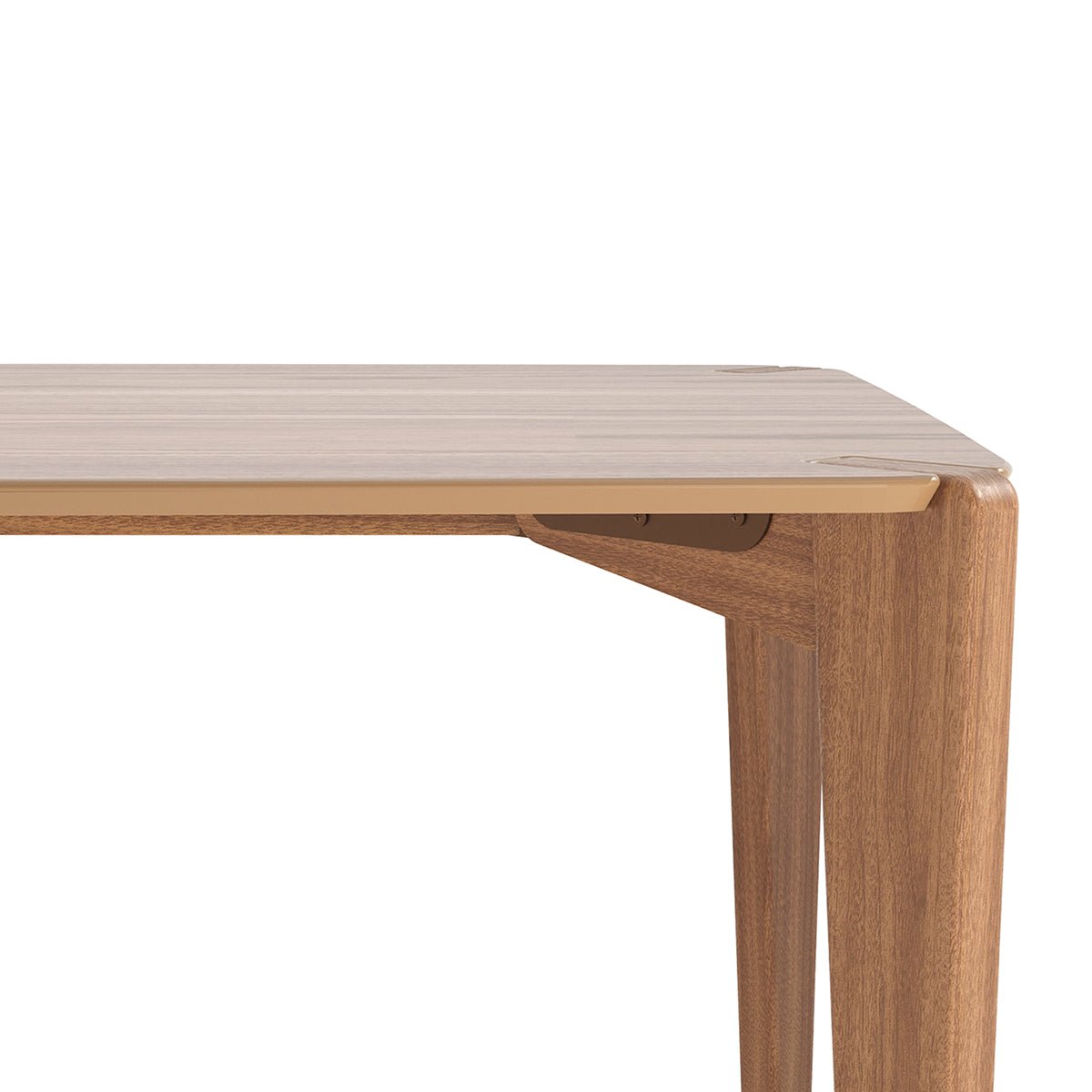 Mesa de Jantar Retangular para 8 Lugares Harmony 219cm Natural com Canella