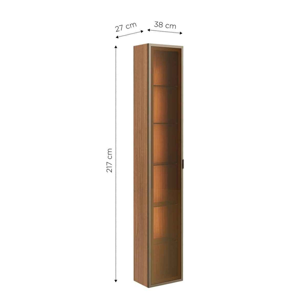 Módulo Cristaleira 1 Porta com Vidro Reflecta para Painel Neon Float