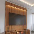Painel para TV até 75 Polegadas com Prateleira e LED 100% MDF Neon Float 178cm
