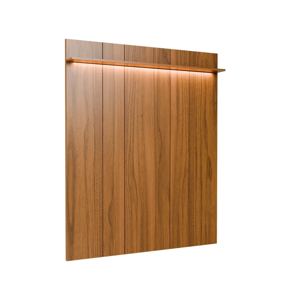 Rack com Painel para TV até 75 Polegadas Vidro Reflecta 100% MDF com Led Lincoln Float 178cm